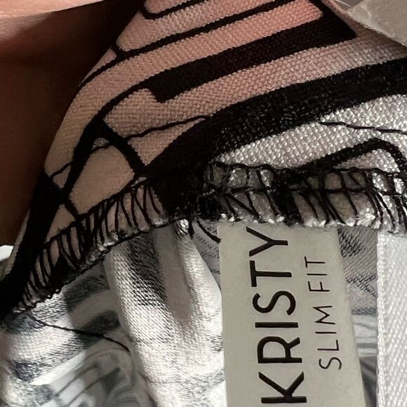 Kasper | NWT Black/White Kristi Slim Fit Pants - Picture 3 of 6